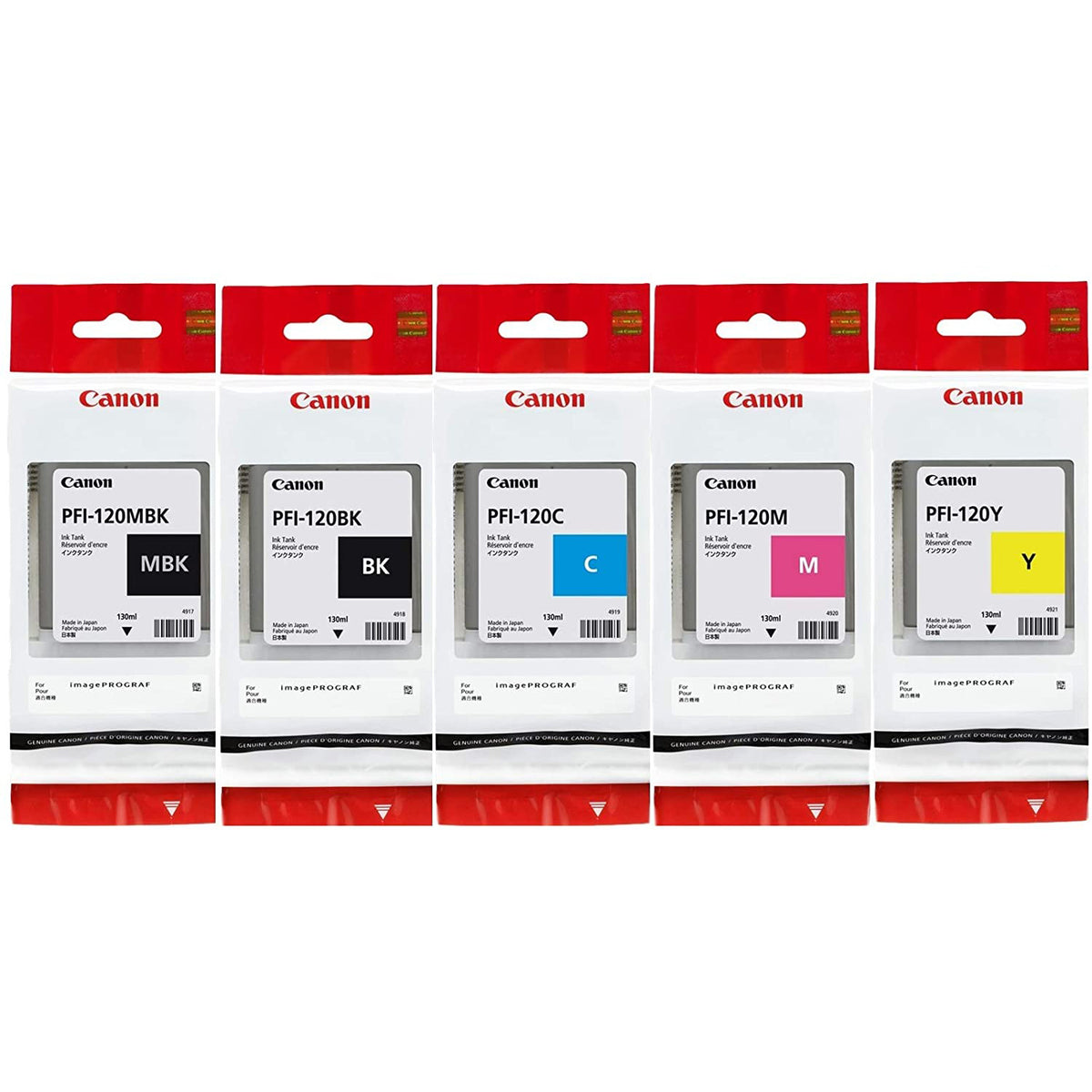 Canon PFI-120 and PFI-320 Ink for iPF TM200, TM300, TM305