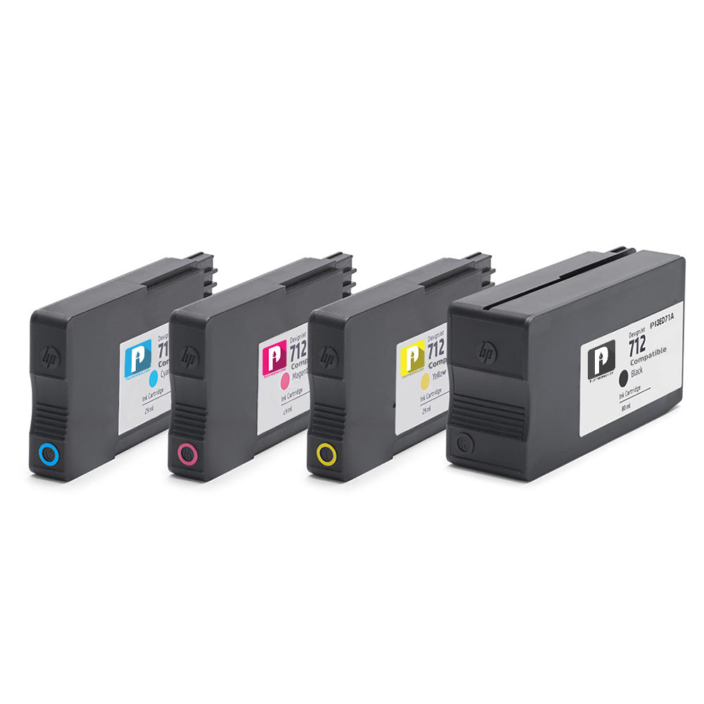 HP 712 Ink Cartridge Set - HP 712 Cartridges 4-Pack @ $91.96