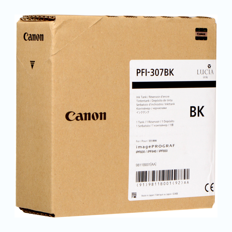 Canon PFI-307 and PFI-707 Ink for iPF830, iPF840 and iPF850 - Plotter Mechanix