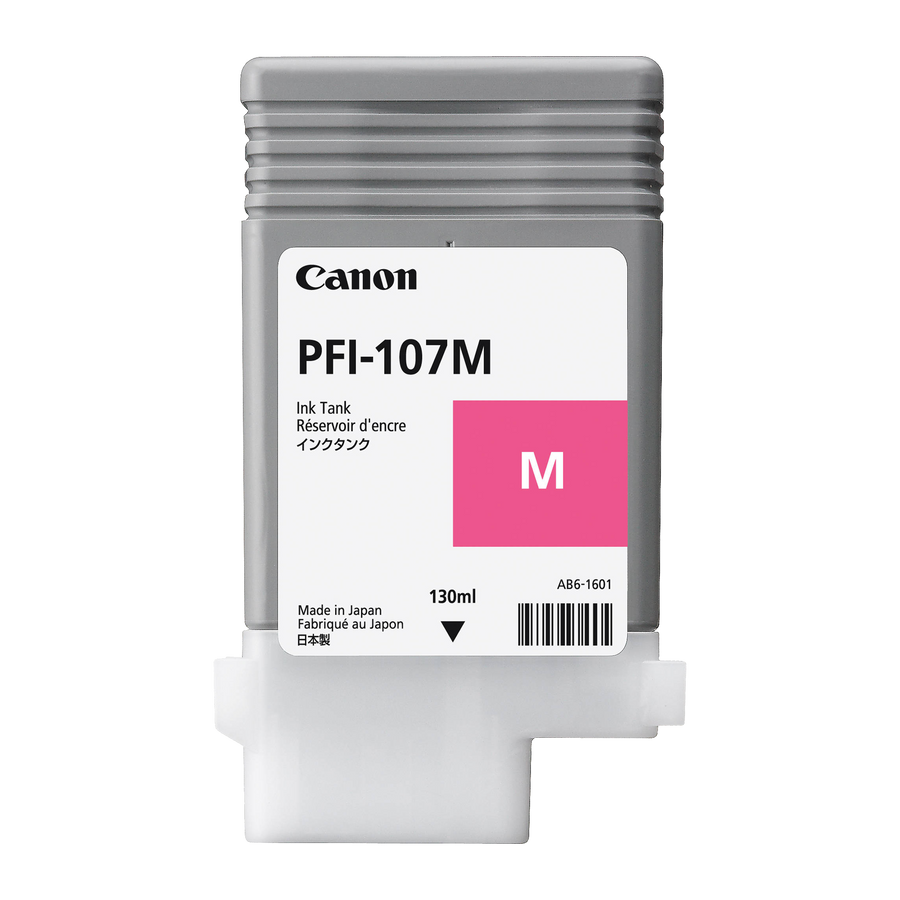 Canon PFI-107 and PFI-207 Ink for iPF680, iPF685, iPF780 and iPF785 - Plotter Mechanix