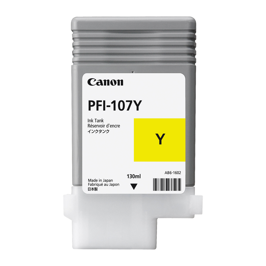 Canon PFI-107 and PFI-207 Ink for iPF680, iPF685, iPF780 and